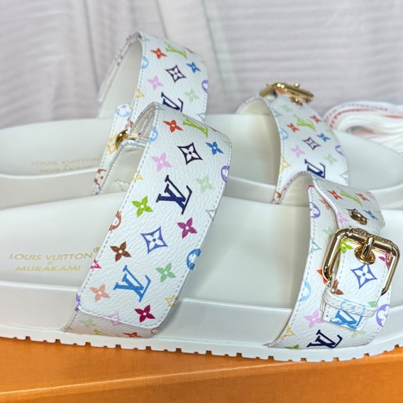 LOUIS VUITTON x MURAKAMI LV x TM Romy Flat Ballerina Shoes Sz 38 US 8 - Picture 5 of 9